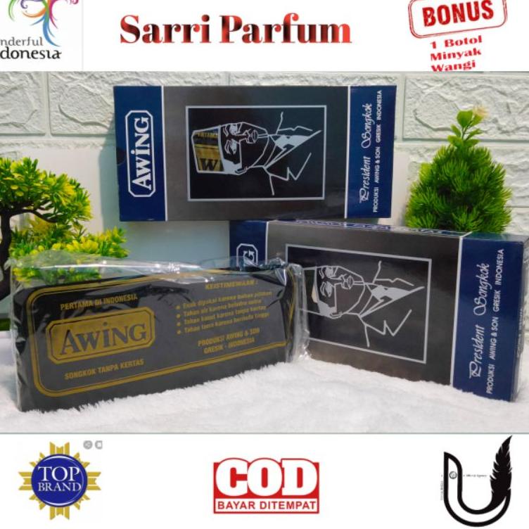 100% Original Awing Gresik, Peci Hitam Awing, 100% Original free parfum ◦ SKS.26Au22a