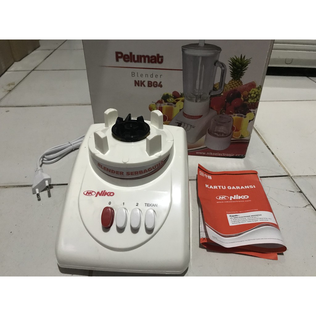 Mesin Blender Niko hanya mesin blender bergaransi pengganti 101pl dll