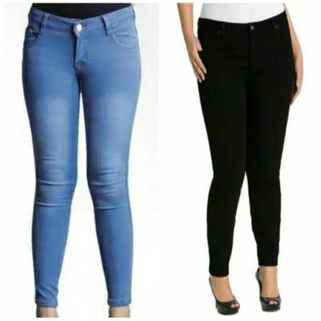 celana Jeans wanita jumbo - (size 27-38) jeans cewek - celana jeans -