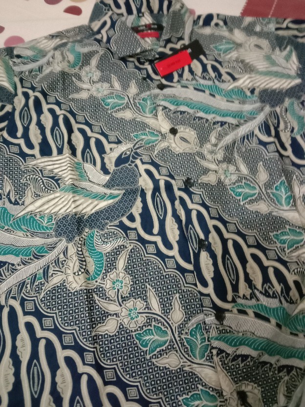 Kemeja Batik Pria Slim Fit Lengan Pendek Luigibatani Lbs1048