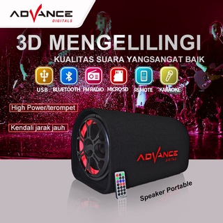 READY STOCK ADVANCE 5” Bluetooth Superbass Speaker Portable Garansi Resmi 1 tahun