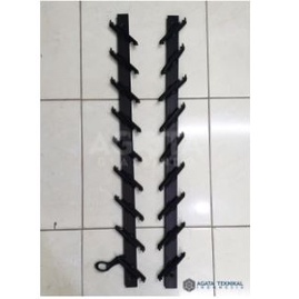 B.S -Rangka Jendela Nako Dicky Niki Premium -4"/10cm - 9 Blades-Coklat Tua