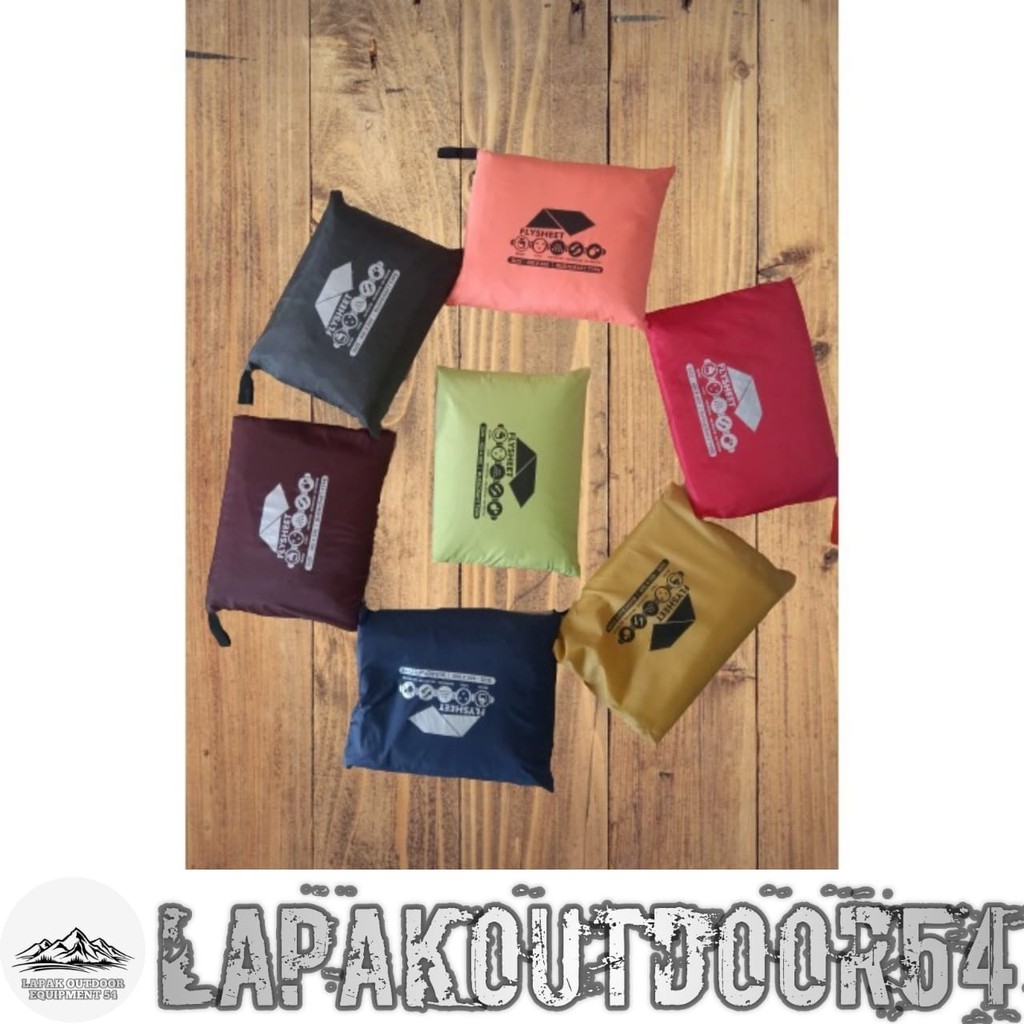 (Bisa Cod ) Flysheet 4x6 / bivak /trap tent/tutup tenda/ flyshet 6x4 meter / flysheet 4x6 waterproof / flysheet 6x4 / flesit 4x6 waterproof /terpal tenda