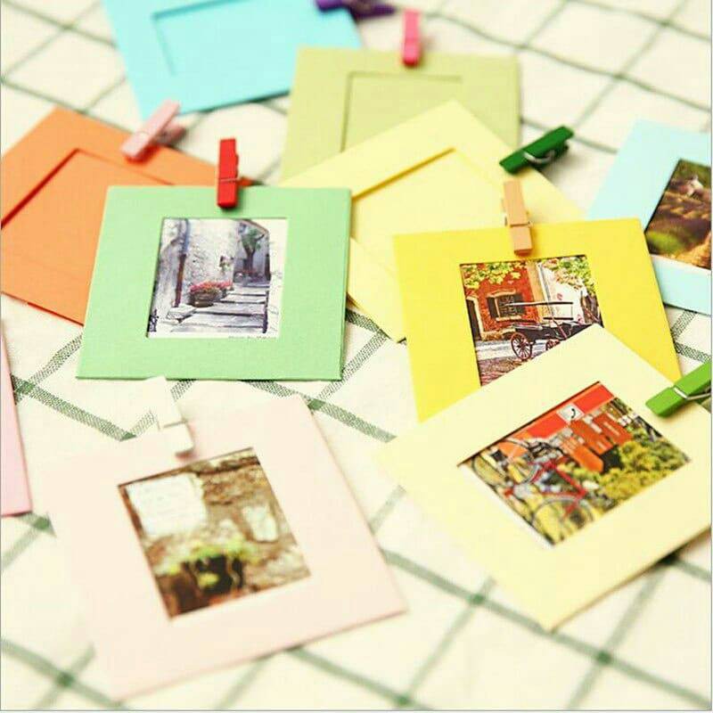 Bingkai Foto 10pcs Colorful DIY Hiasan Dinding