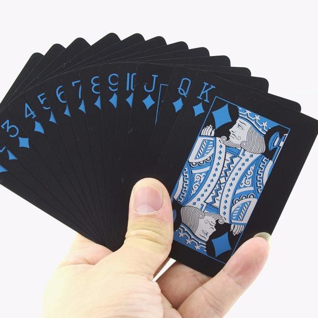 READY STOK  Set Kartu Remi Plastik PVC Anti Air Waterproof Poker Blackjack Card