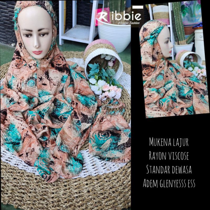 MUKENA LAJUR RAYON VISCOSE