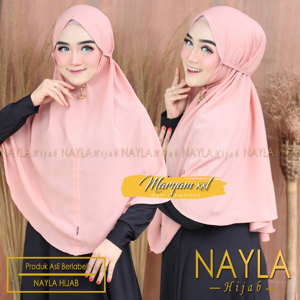 BERGO MARYAM JUMBO XXL/HIJAB SIMPLE ORIGINAL NAYLA HIJAB-4
