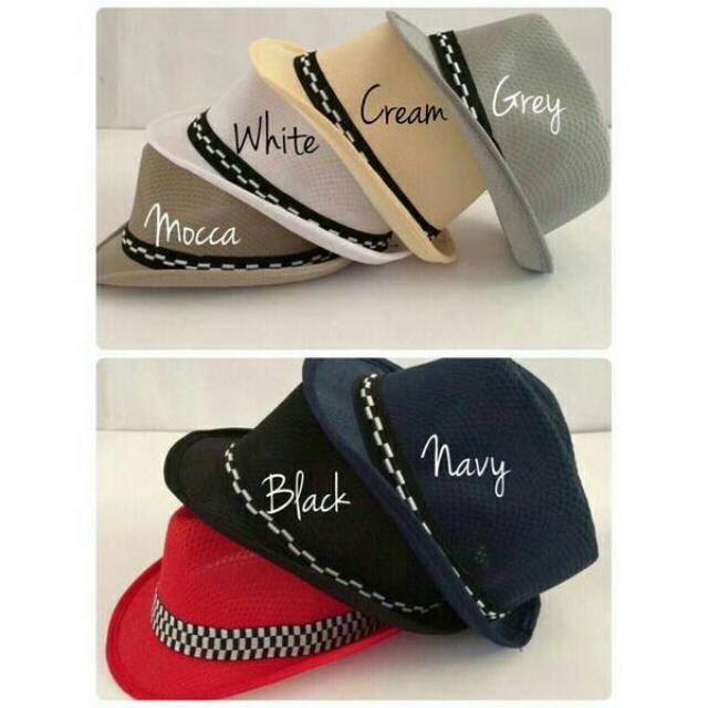 Tompi Fedora F11 / Topi fedora dewasa / Topi Fedora Import