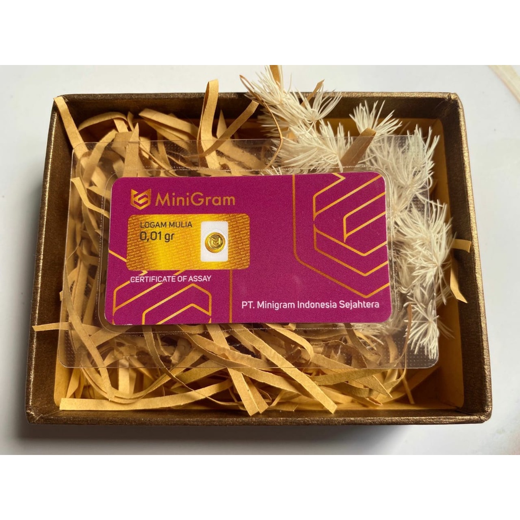 MINIGRAM 0,005 Gram Logam Mulia Merchandise 24 Karat / MERCHANDISE MINI GOLD-5
