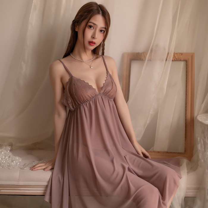 CJSW-D518 TINO TINO Dress Set Lace Lingerie/Baju Tidur Wanita Sexy /Piyama wanita sexy Import