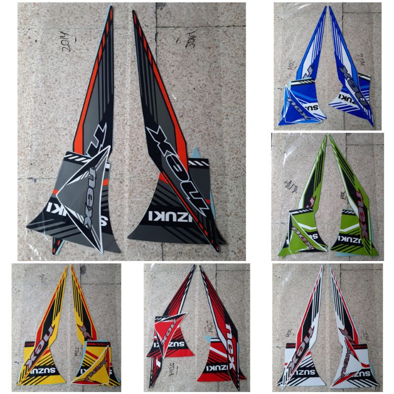 striping sticker suzuki Nex 2014 / NEX karbu