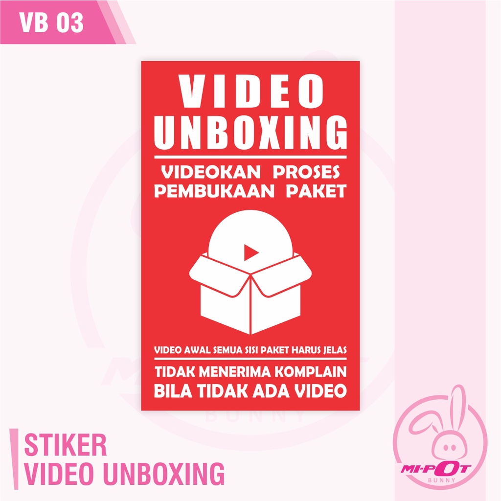 STICKER VIDEO UNBOXING - UNBOXING 03