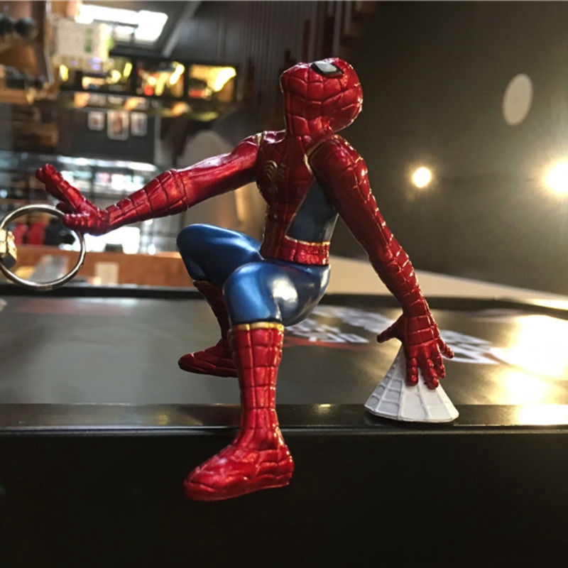  Mainan  Action  Figure  Spider Man Dengan Kunci Magnet Model 
