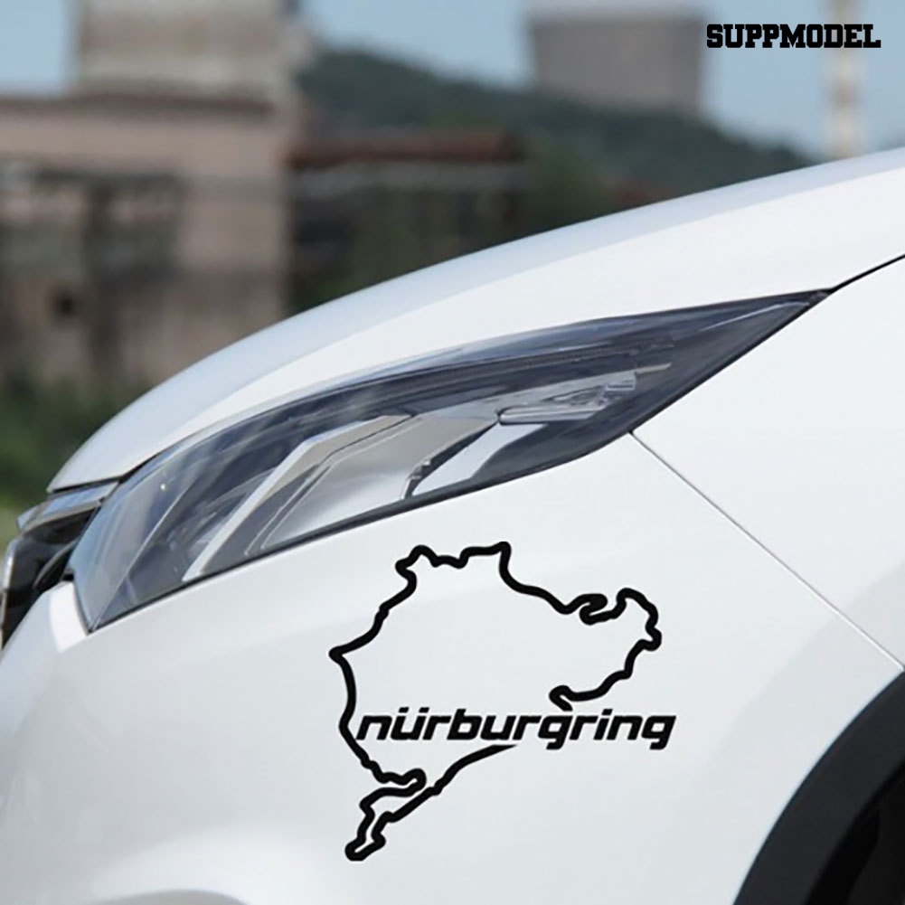 Stiker Reflektif Motif Nurburgring Untuk Dekorasi Mobiltruk