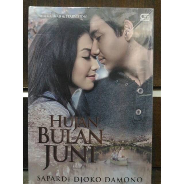 Novel ORI Cover Film Hujan Bulan Juni Sapardi Djoko Damono