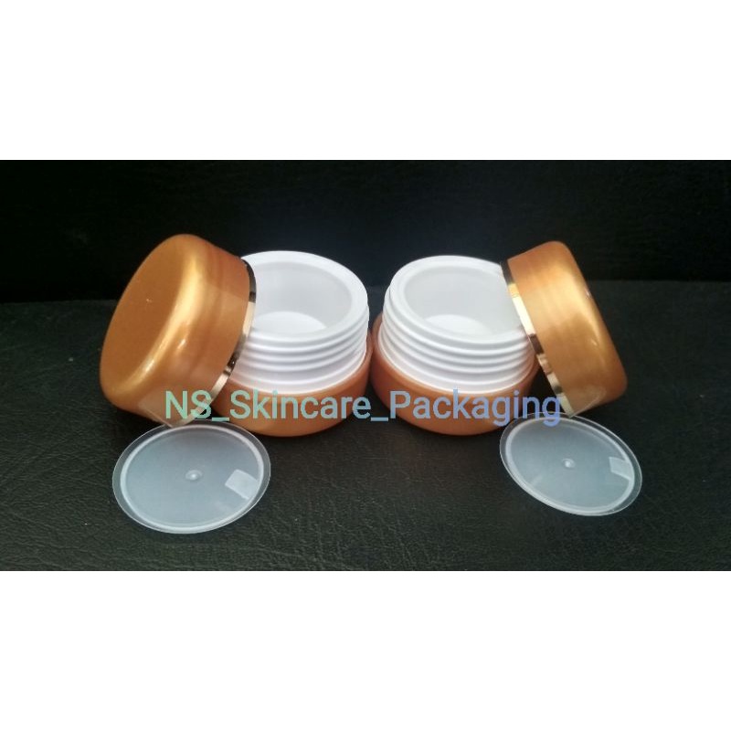 Pot cream 12,5gr gold list gold kemasan kosmetik