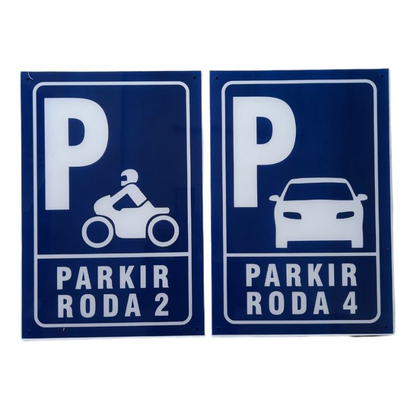 

Poster / Stiker Parkir Roda 2 dan Roda 4