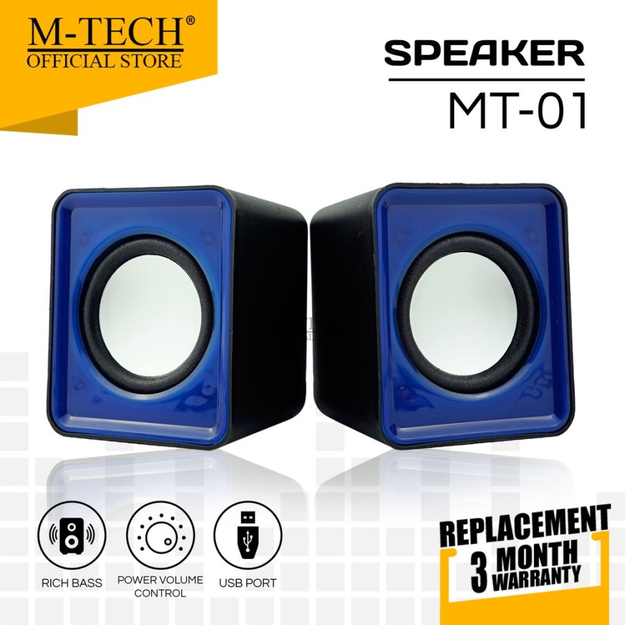 Speaker M-Tech Original Multimedia PC Komputer Laptop MT-01