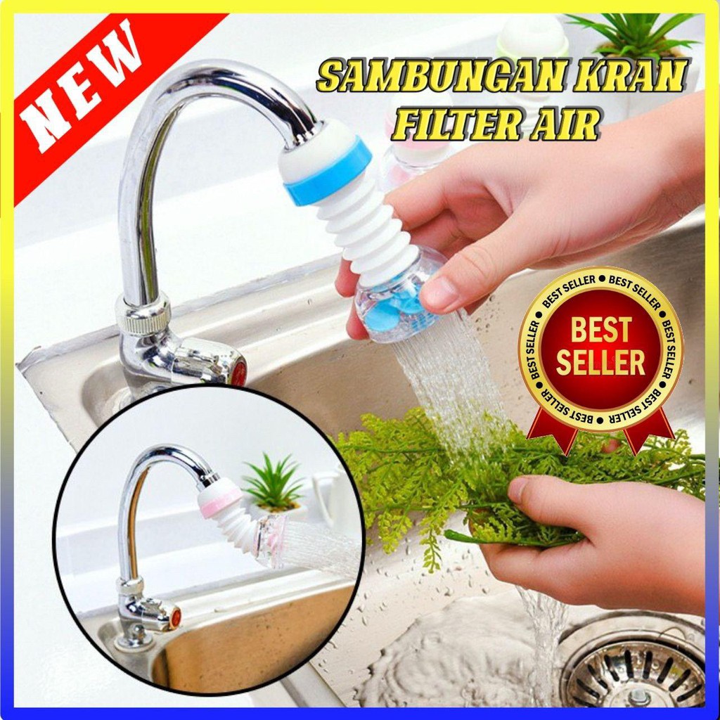 Sambungan Kran Flexible Filter Air Anti Splash Shower -  100270