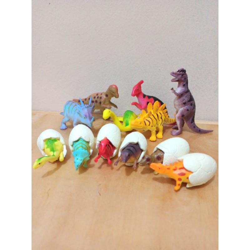 Set Mainan Hewan Dinosaurus Plus Telur Dinosaurus - Mainan Hewan Dinosaurus - Mainan Hewan Dino