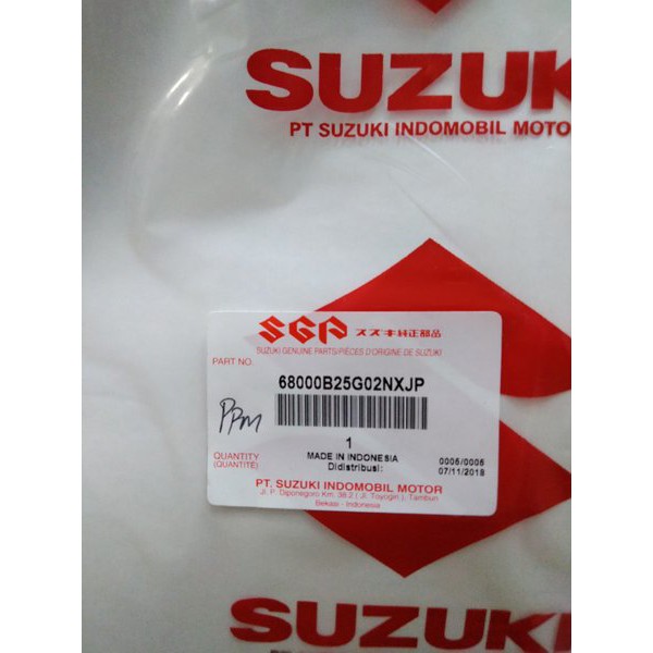 STIKER BODY STRIPING SATRIA FU 2009 MERAH ORIGINAL SUZUKI