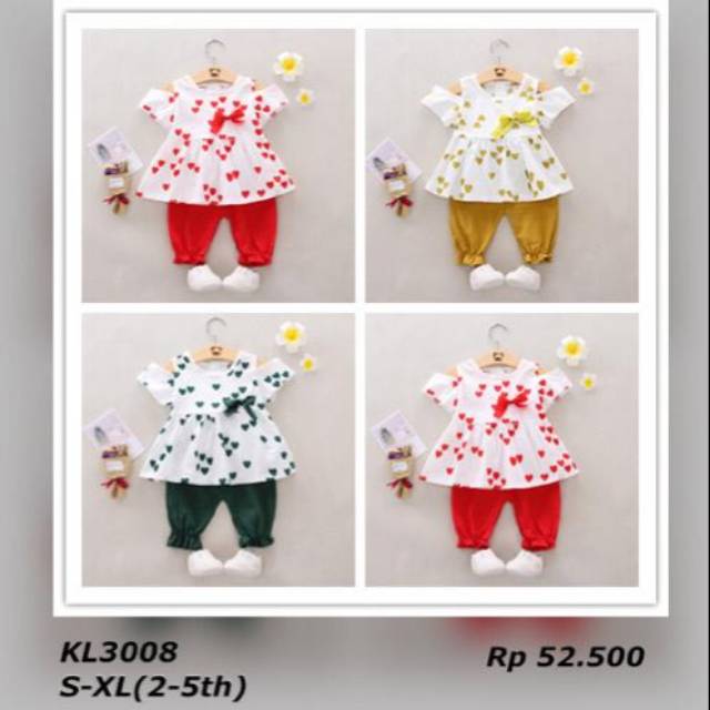 Setelan anak cewek import