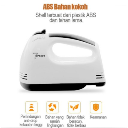 SCARLETT HAND MIXER Mixer Tangan Elektrik 7 GEAR MIXER DALGONA