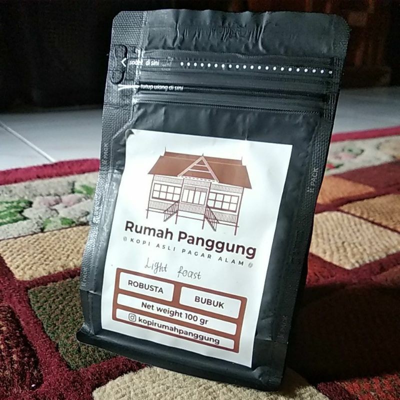 

KOPI ROBUSTA LIGHT Roast 'Pagar Alam - Sumatera Selatan' MURNI 100% (RUMAH PANGGUNG)