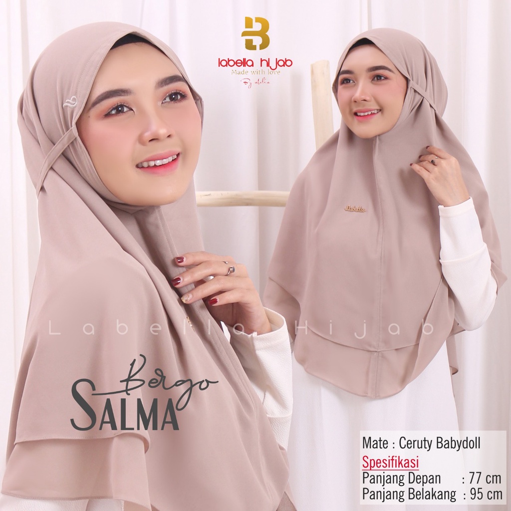 Bergo SALMA/ORY LABELLA HIJAB/Ootd Labella Hijab