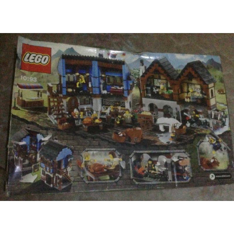 LEGO Castle 10193 Medieval Market Village Mainan Blok & Puzzle For Kids And Mature
