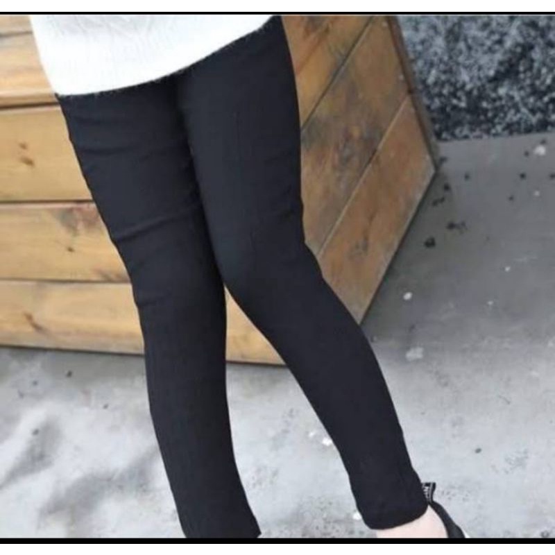 LEGGING ANAK POLOS HITAM