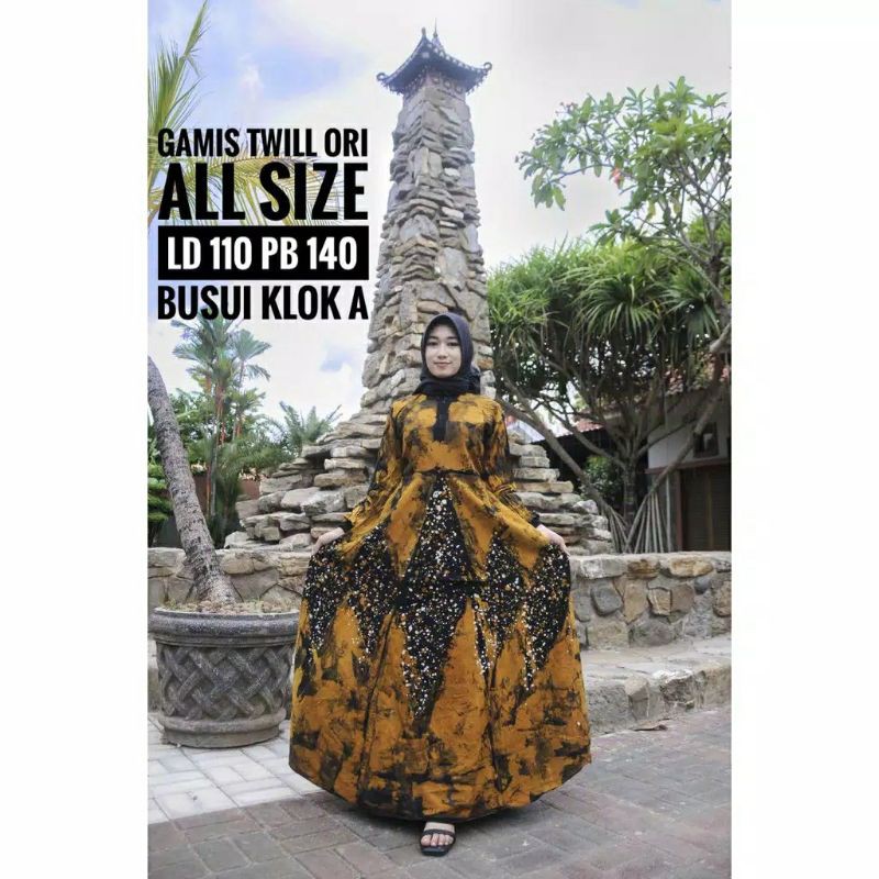 daster twill/ gamis twill