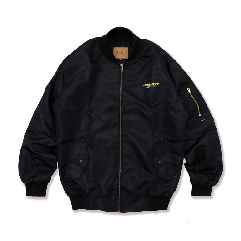 CRUSH EXP Bomber Jacket JKC0582 - Black