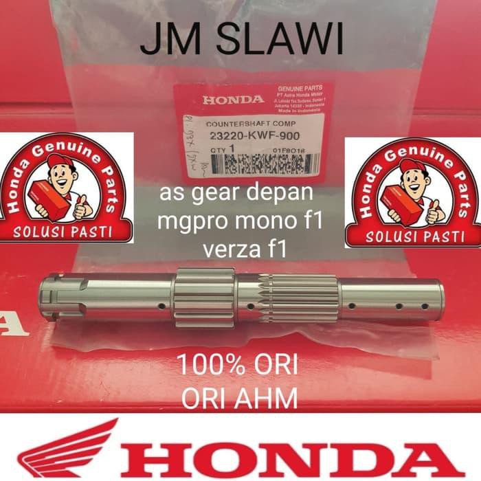 as gear depan megapro monoshock dan verza
