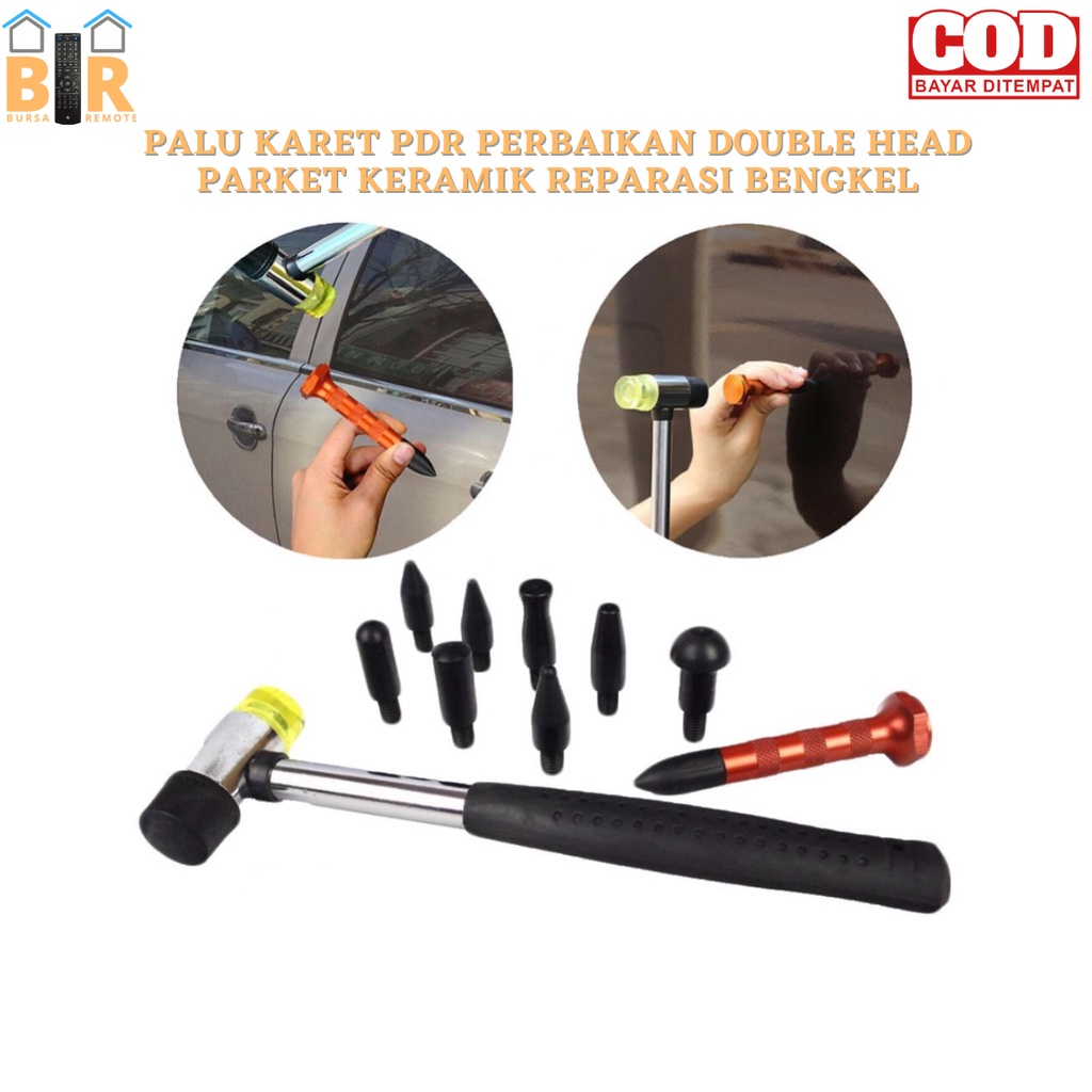 Palu Karet PDR DOUBLE HEAD + KIT REPARASI PERBAIKAN BENGKEL