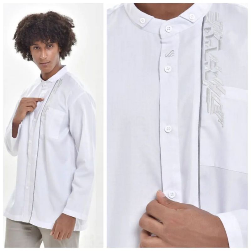 RABBANI - KEMKO NAUSHAD - KEMKO RABBANI PUTIH TERBARU - KEMKO PANJANG WARNA PUTIH