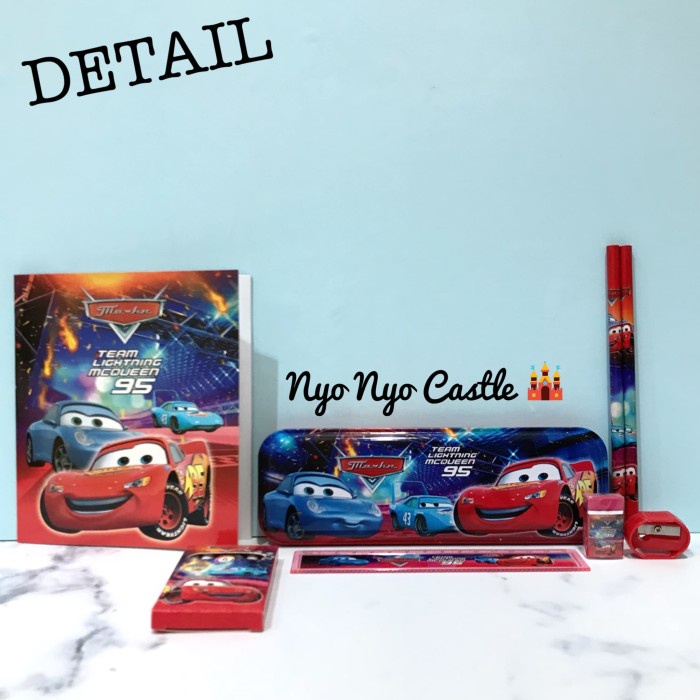 

Trendi Stationary Set 8In1 Peralatan Tulis Anak Little Pony Spiderman Cars Promo