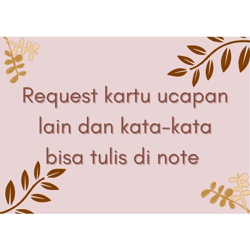 Tambahan Request Kartu Ucapan