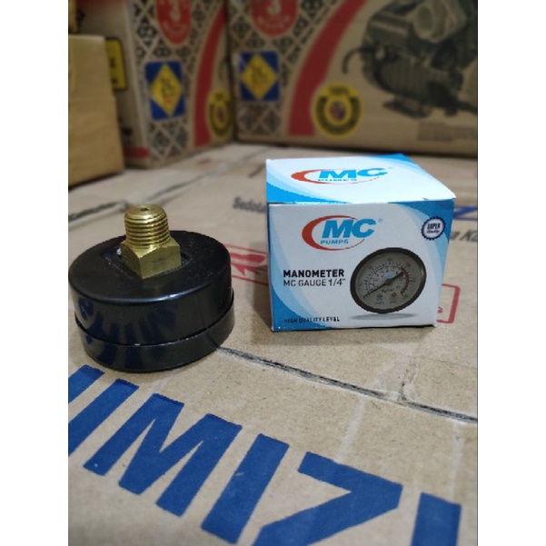 JP/YORK KY-50 1/4 inch Pressure Gauge jet pump / Amper/Meteran pengukur tekanan pompa MC