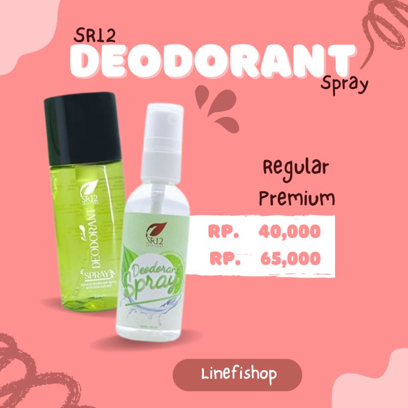 Deodorant Spray - SR12 Skincare