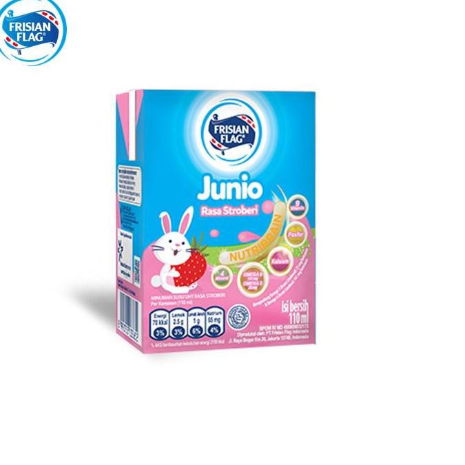 

KBS Frisian Flag Junio UHTM Strawberry Carton Pack 36x110ml RSI