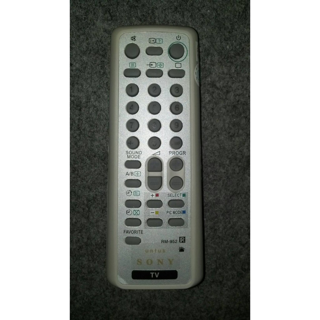 REMOT/REMOTE TV SONY TABUNG WEGA RM-952 PUTIH