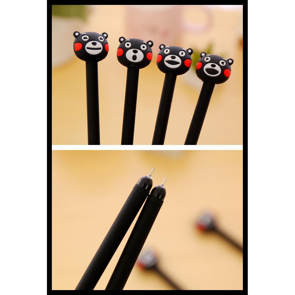 

Pen Black Bear, Pulpen Beruang Hitam, Pen Lucu Unik , Pulpen Korea