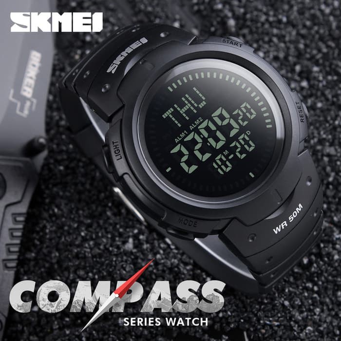 Jam Tangan Original SKMEI Compass 1231 OriJam Tangan Pria Sport Outdoor Anti Air
