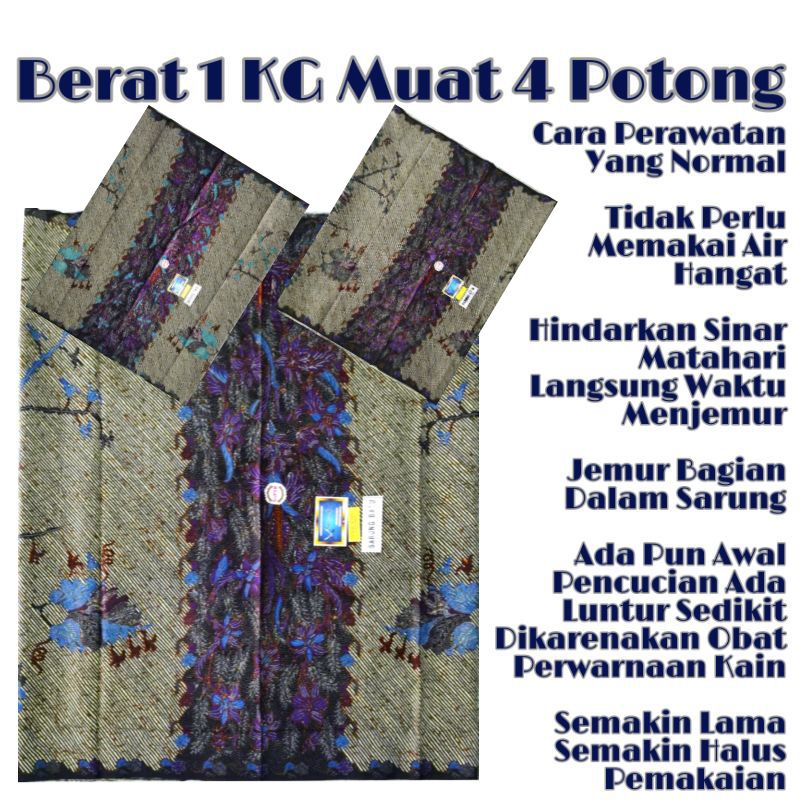 Promo Bulan Ini Sarung Batik Ayu Permai Kain Batu Jarik Samping Wanita Motif Santriwati Pekalongan