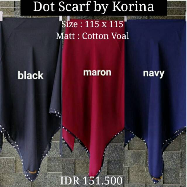 KORINA DOT SCARF
