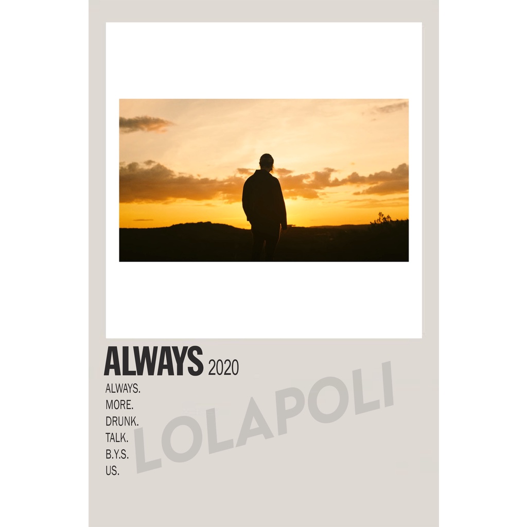 Poster Cover Album Always - Keshi