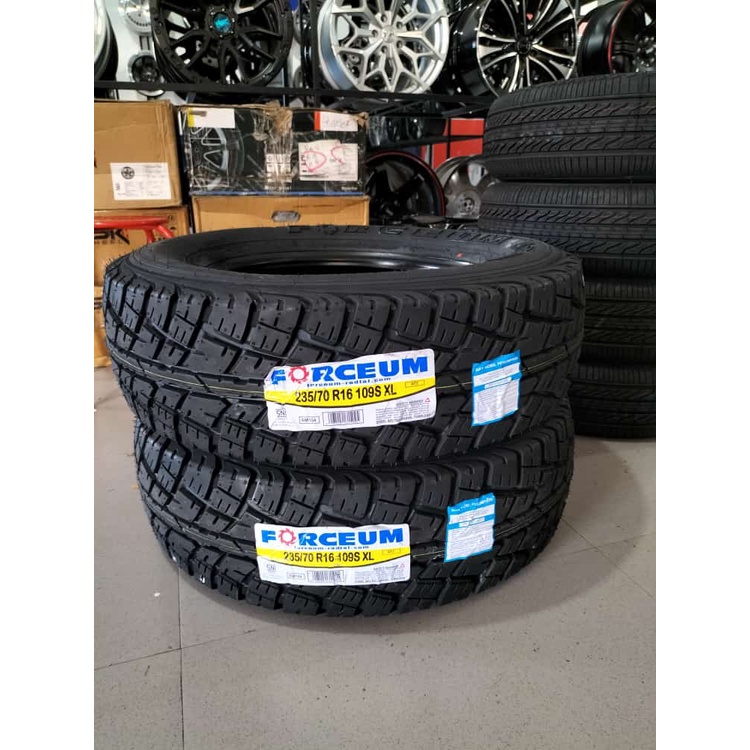 JUAL BAN MOBIL TUBLES FORCEUM ATZ UKURAN 235 70 R16