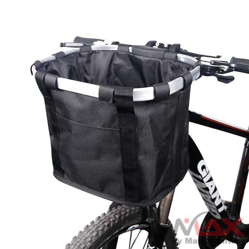 DEEMOUNT Keranjang Sepeda Strorage Basket Carrying Pouch - BSK-001 Warna Hitam