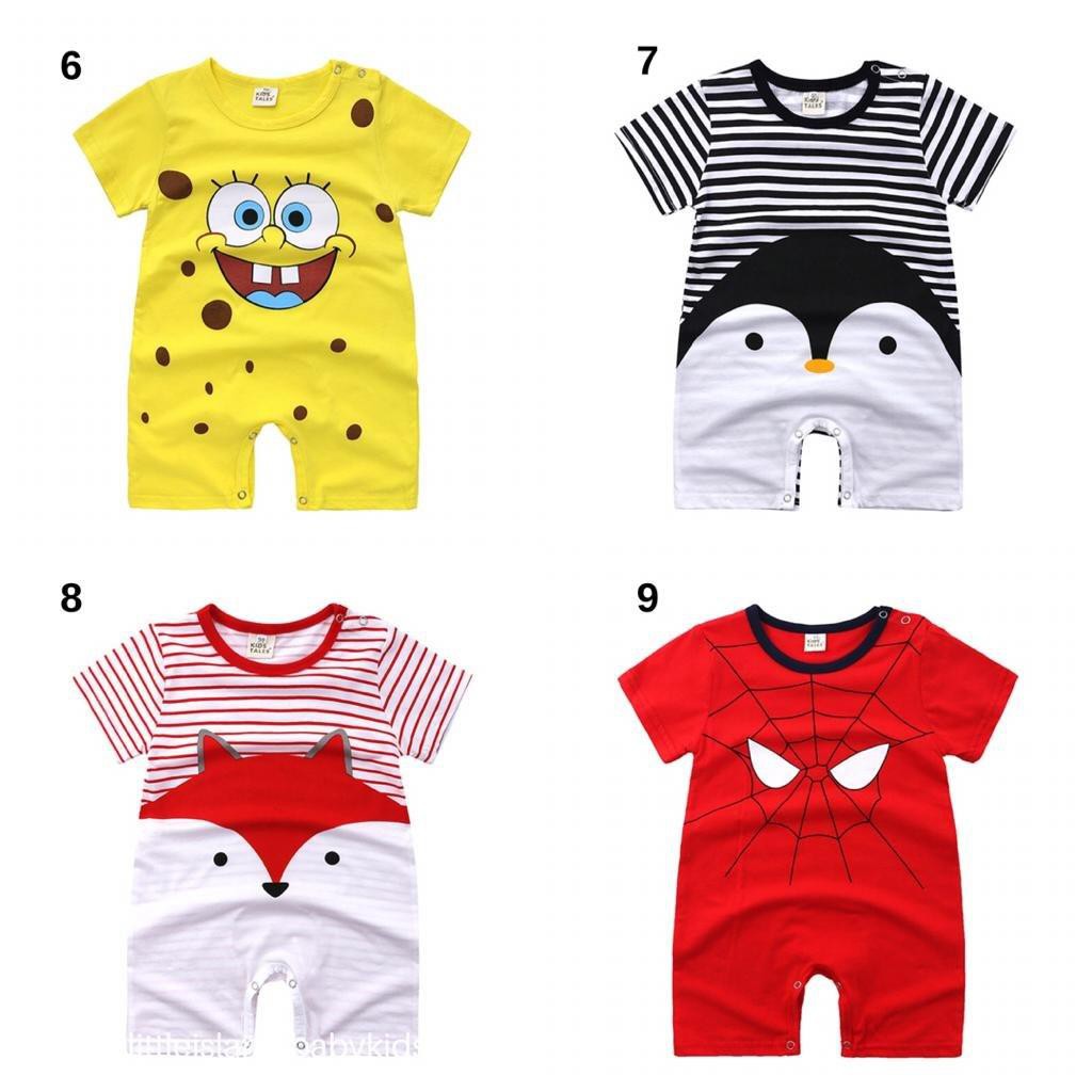 LID9104 - Jumper / Romper / Jumpsuit Anak Bayi / Balita Karakter Lucu bahan katun